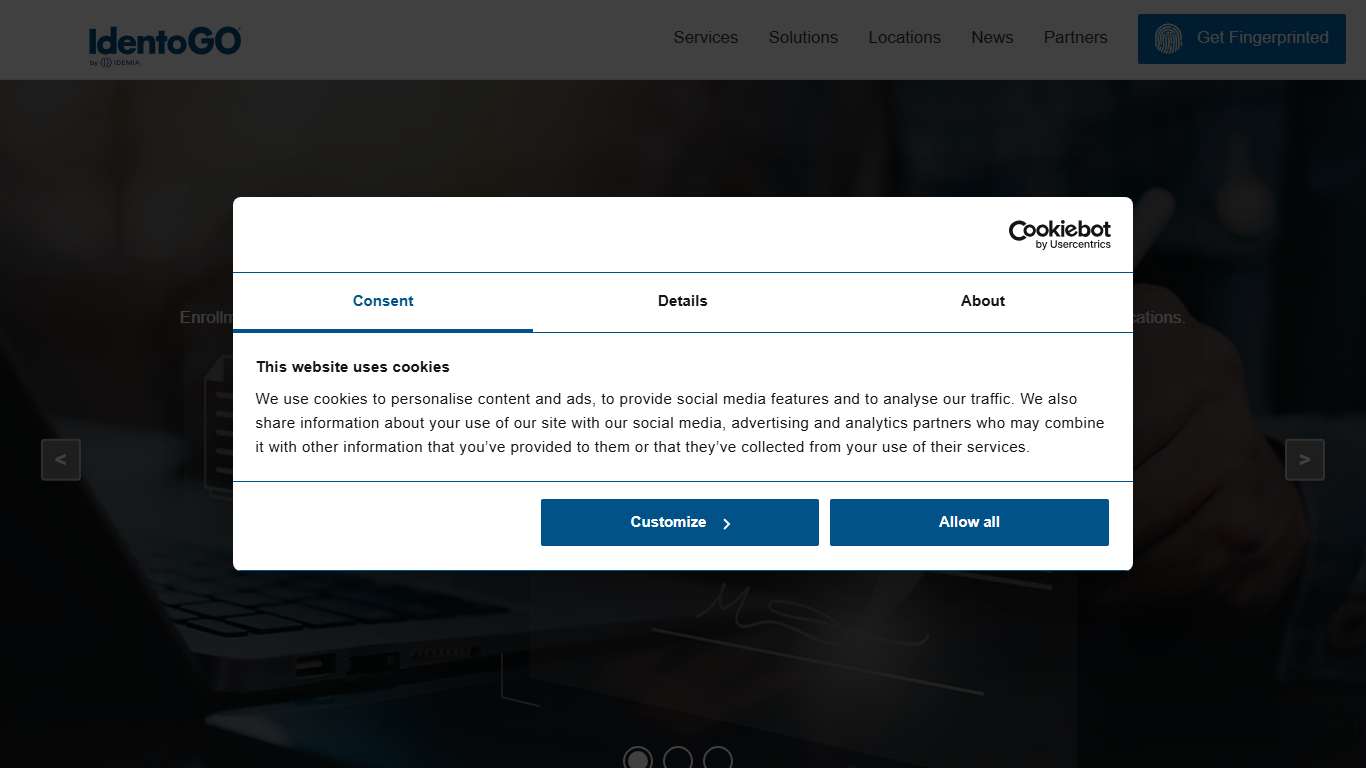 We provide identity-related services to protect American lives. | Identogo