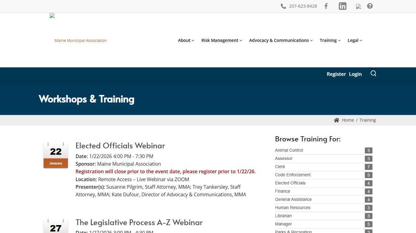 Workshops & Training